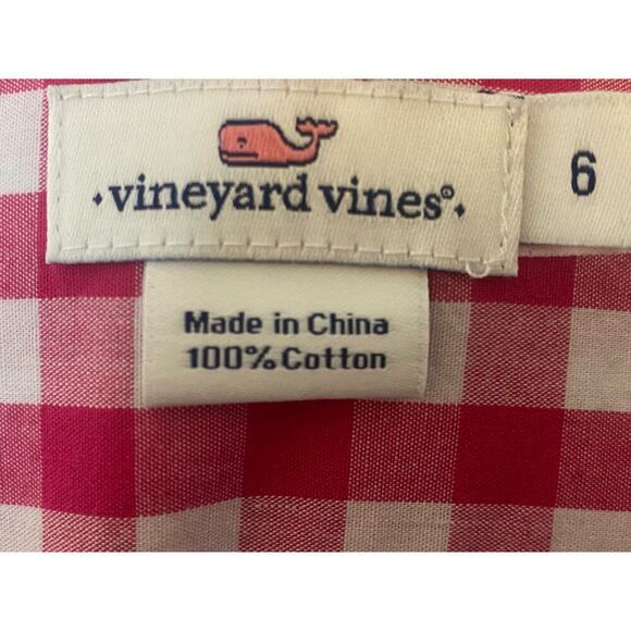 Vineyard Vines pink button down shirt size 6 - Picture 4 of 4